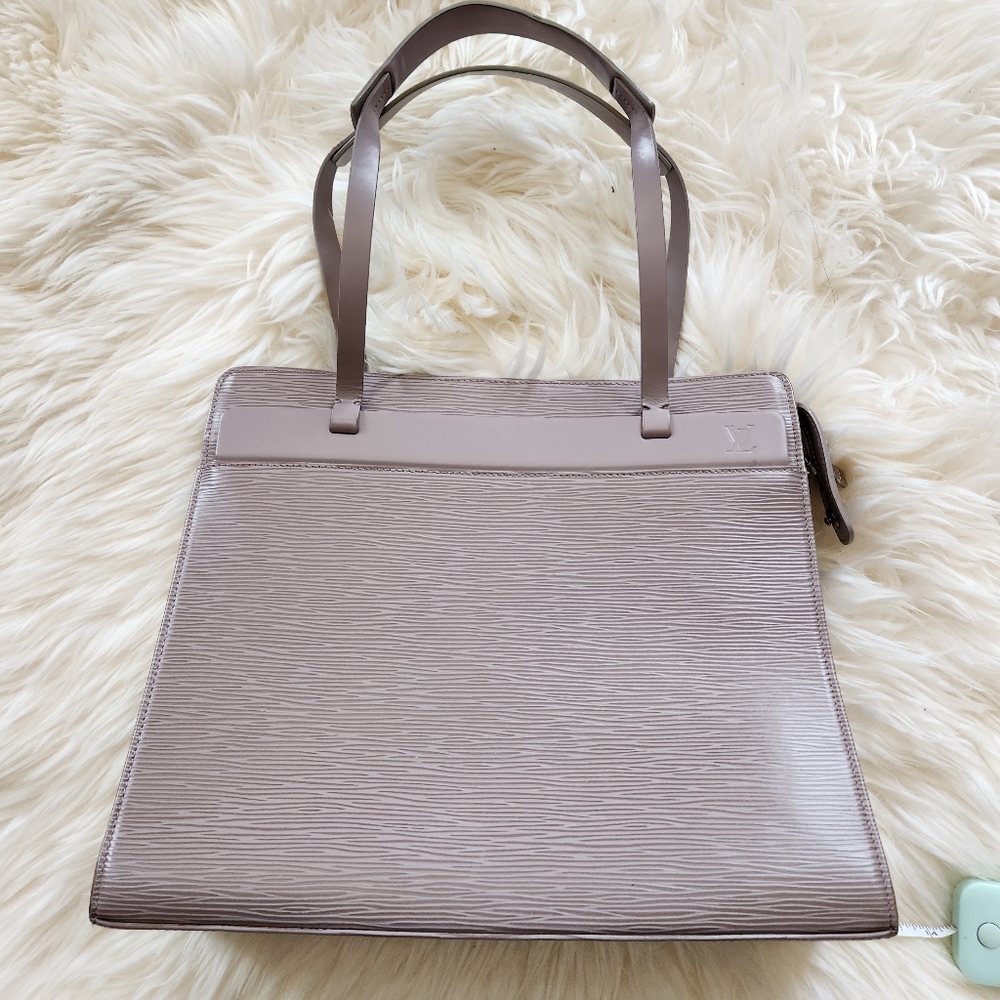LOUIS VUITTON Epi Croisette PM Moka leather bag